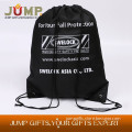 Best selling drawstring bag, black nylon drawstring pack bags